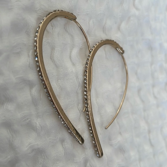 BaubleBar Jewelry - Gold sparkly hoops